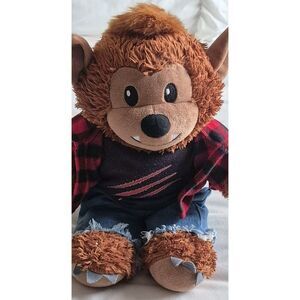 Build A Bear HOWL-O-WEEN WEREWOLF Wolf HALLOWEEN 2019 edition Plush Retired